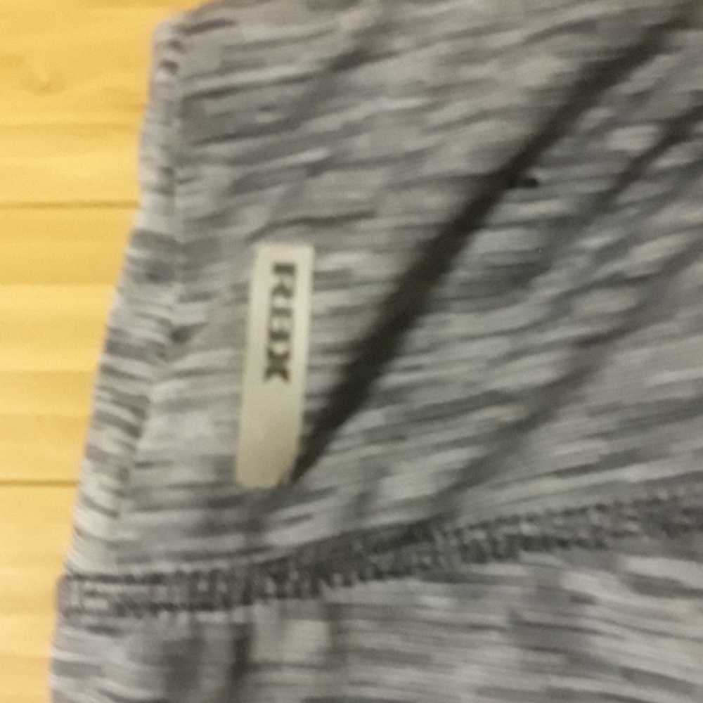 RBX Gray Cropped Capri Activewear Leggings Small - Picture 4 of 7